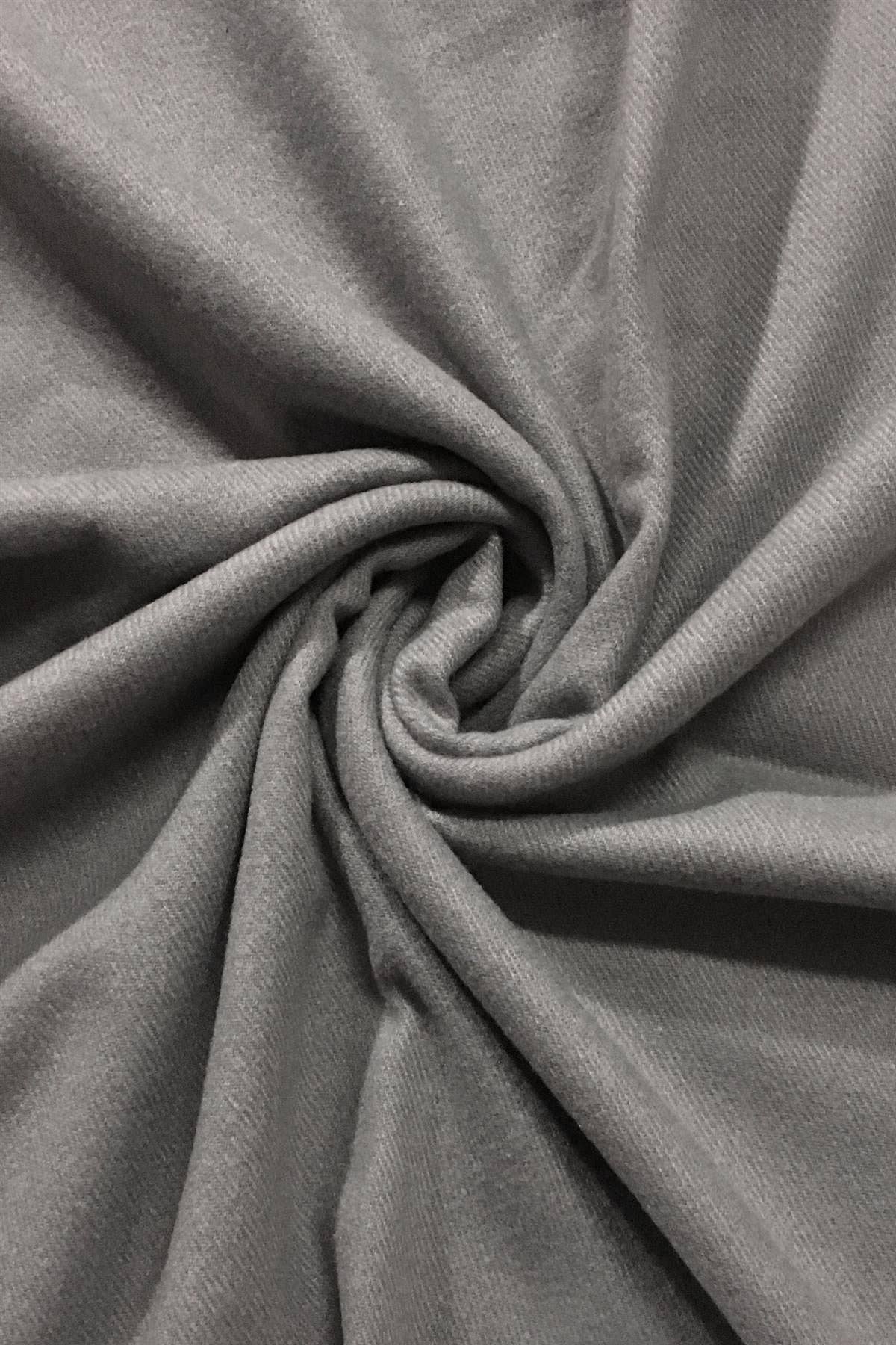 Fashion Scarf World - Plain Wool Pom Pom Scarf: Navy Blue