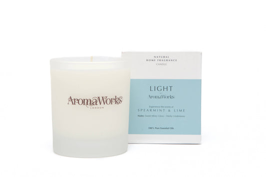 Wax Lyrical UK - Aromaworks Light Candle, 30cl: Spearmint & Lime