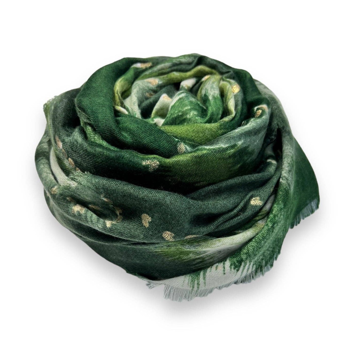 Lili Scarves - Colourful Zigzag Print with Small Flakes: Pink