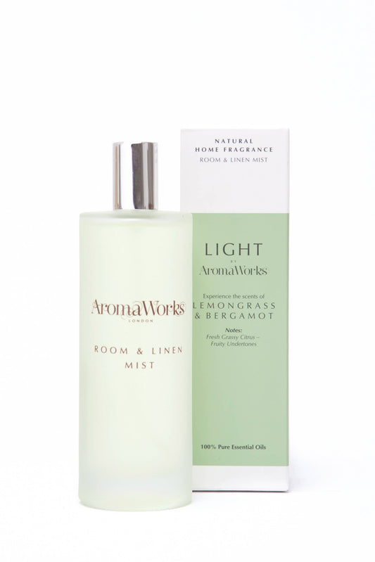 Wax Lyrical UK - Aromaworks Light Room & Linen Mist, 100ml: Spearmint & Lime