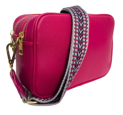 Strathurie - Fuchsia Box Camera Bag 2 Zip 6603