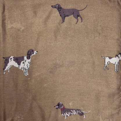 Lili Scarves - Dog Print Scarf: Mocca