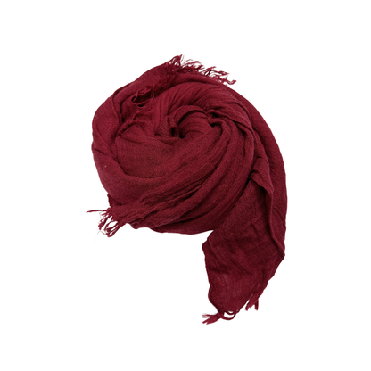 Lili Scarves - Plain Soft Bamboo Scarf: Brown