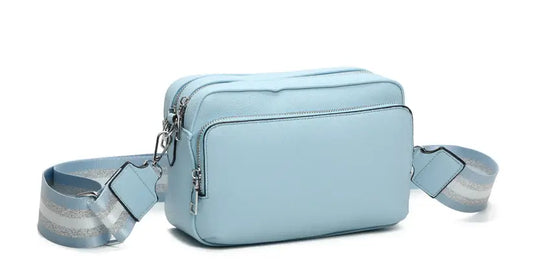 Strathurie - Crossbody Bag with Canvas Strap Blue Bell 0925