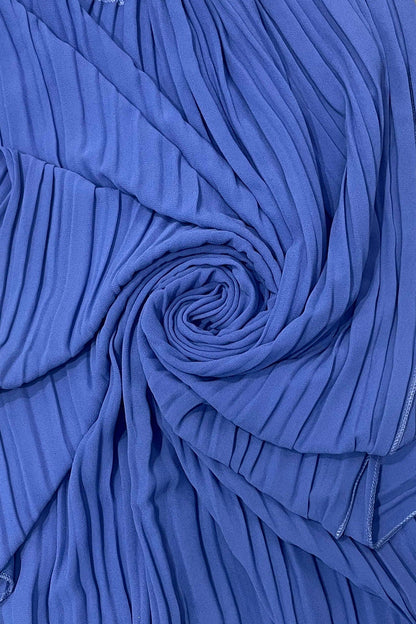 Plain Pleated Chiffon Cover Up: Pistachio