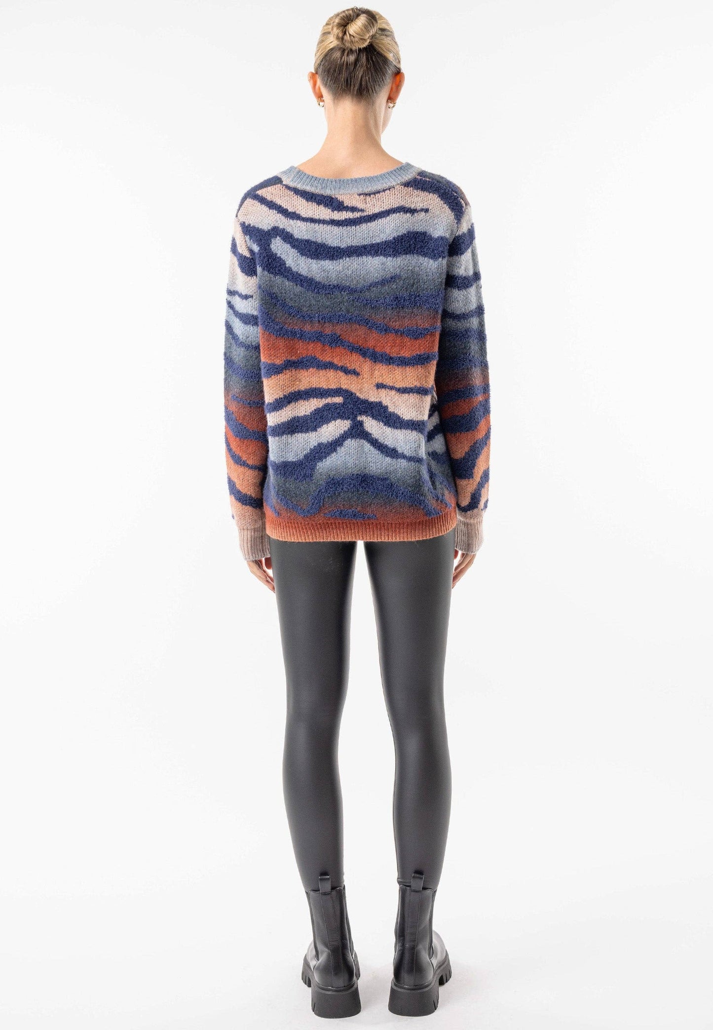 ANGELEYE - Californian Crew Neck Knit Jumper: California / L