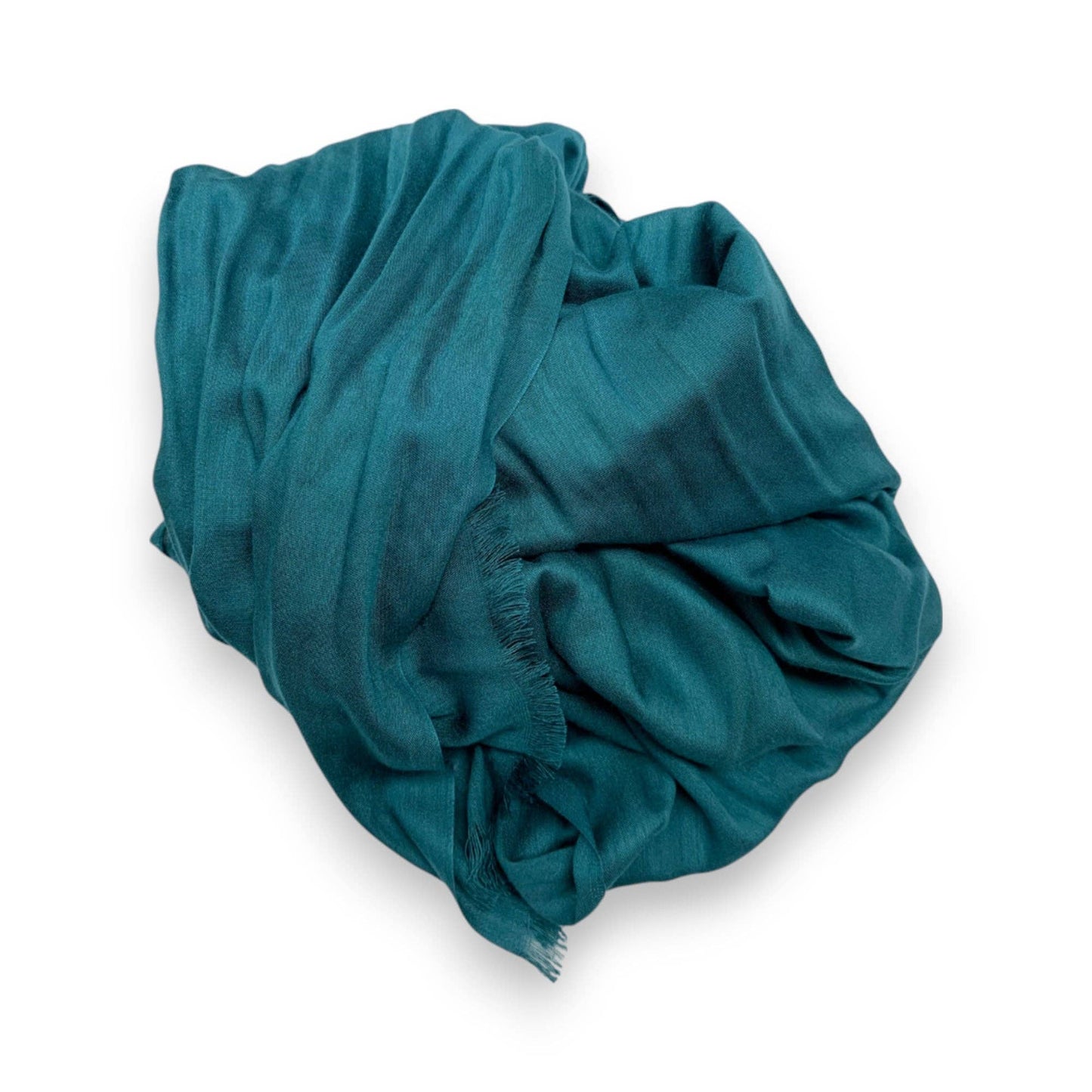 Lili Scarves - Pure Modal Plain Scarf - 27 Colours: Dark Green