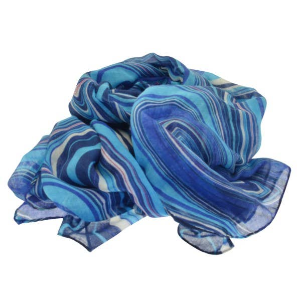 Miss Milly Limited - Blue Retro Scarf