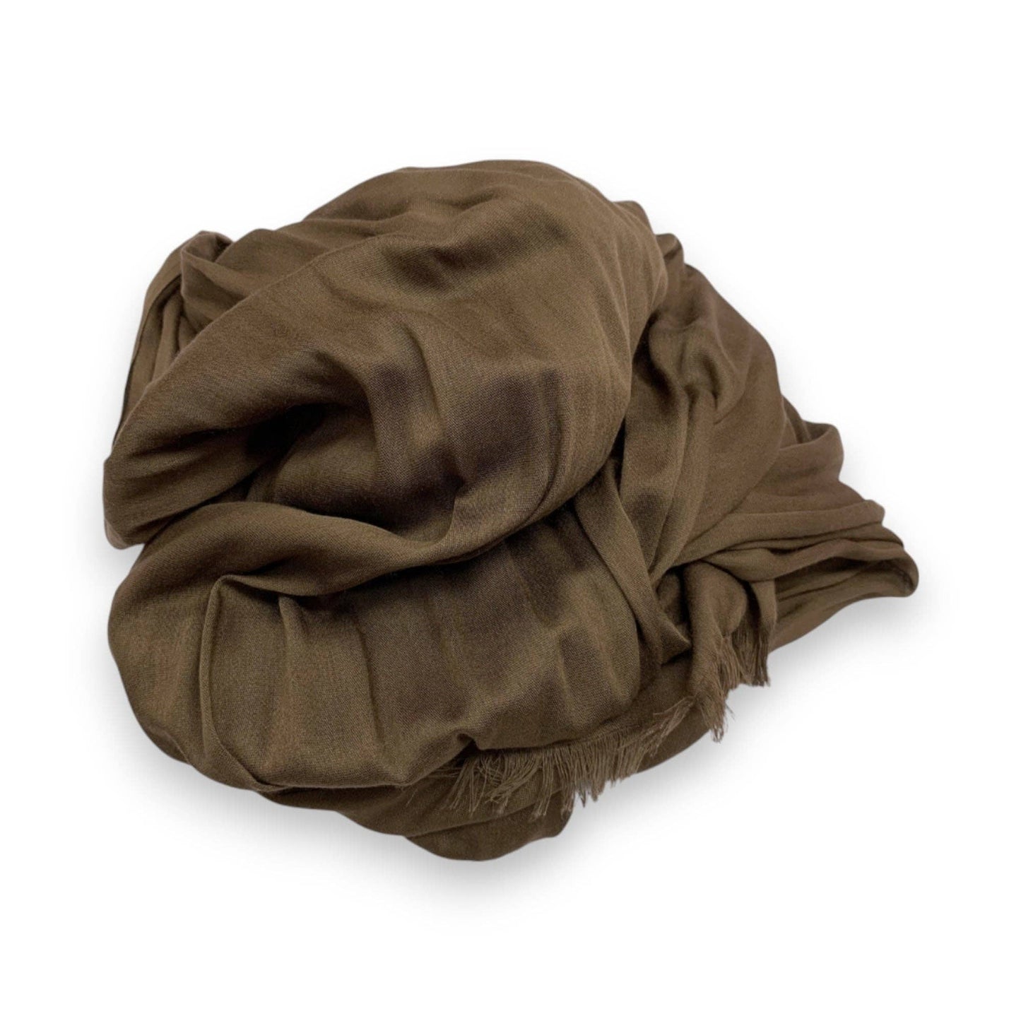 Lili Scarves - Pure Modal Plain Scarf - 27 Colours: Dark Green