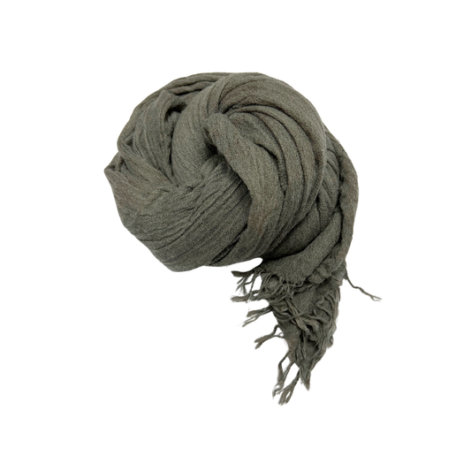 Lili Scarves - Plain Soft Bamboo Scarf: Gray