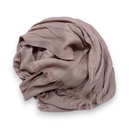 Lili Scarves - Pure Modal Plain Scarf - 27 Colours: Burgundy