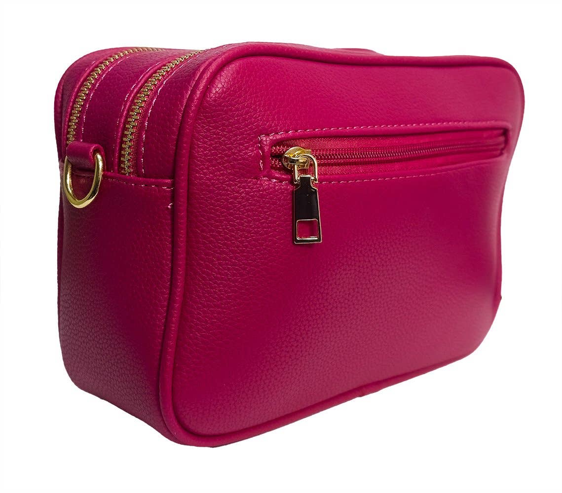 Strathurie - Fuchsia Box Camera Bag 2 Zip 6603