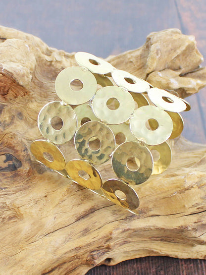 Suzie Blue - BEATEN RING CUFF