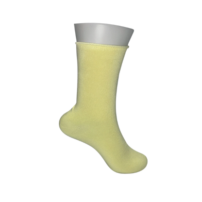 Urban Eccentric - CLEARANCE Unisex Bamboo Comfort Roll Top Socks: White / 6-11