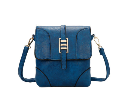 Superbia - Small Front Flap 2 Compartment Cross Body Bag Shoulder Bag: Green