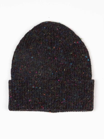 Sarta Accessories - Lainey Beanie Hat - Black, Marl Knit: One-size