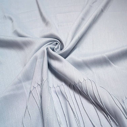 Lili Scarves - Plain Light Pashmina Large Scarf - 20 Colours: Black