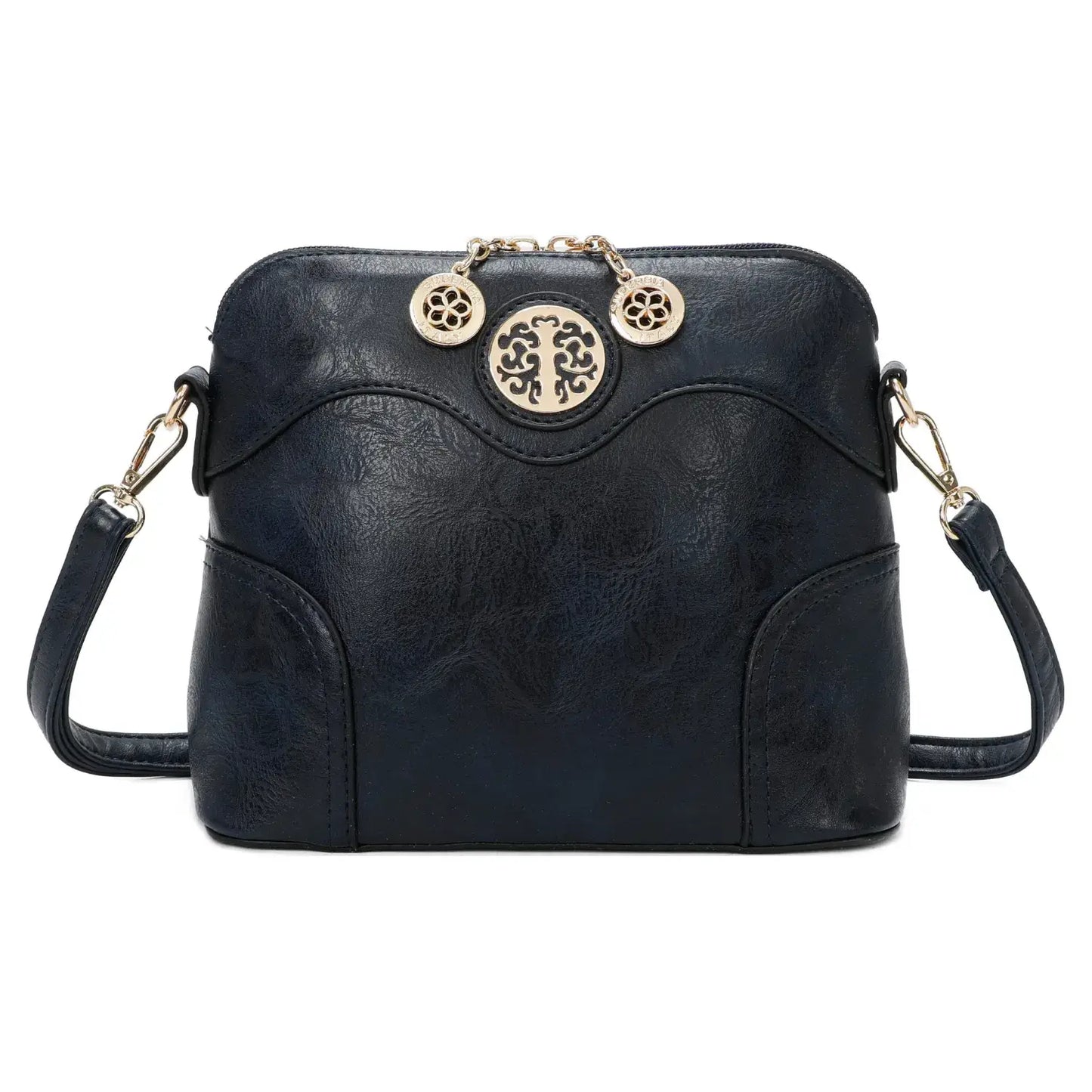 Superbia - Small Square Cross Body Bag Shoulder Bag -9122: White