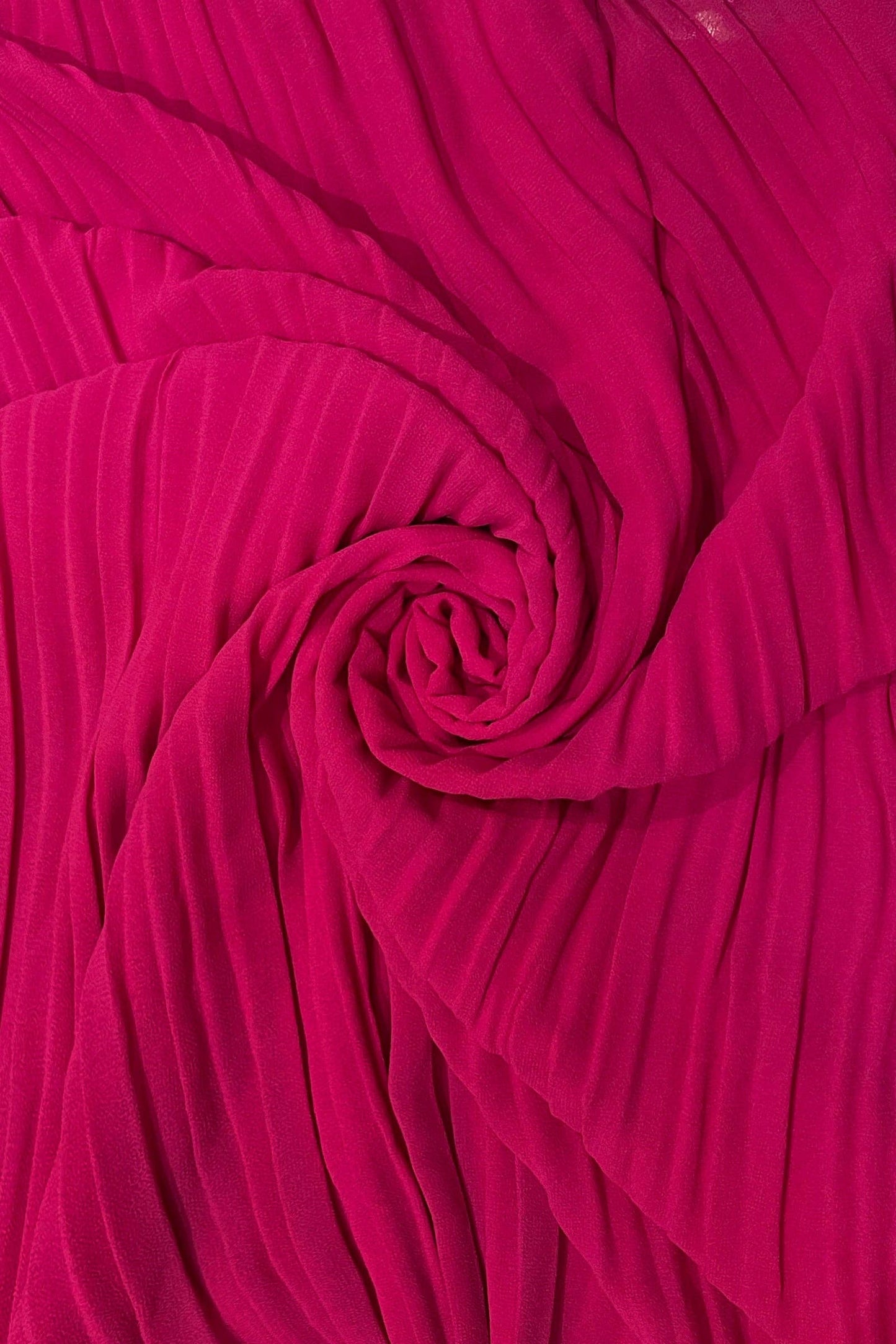 Plain Pleated Chiffon Cover Up: Peach