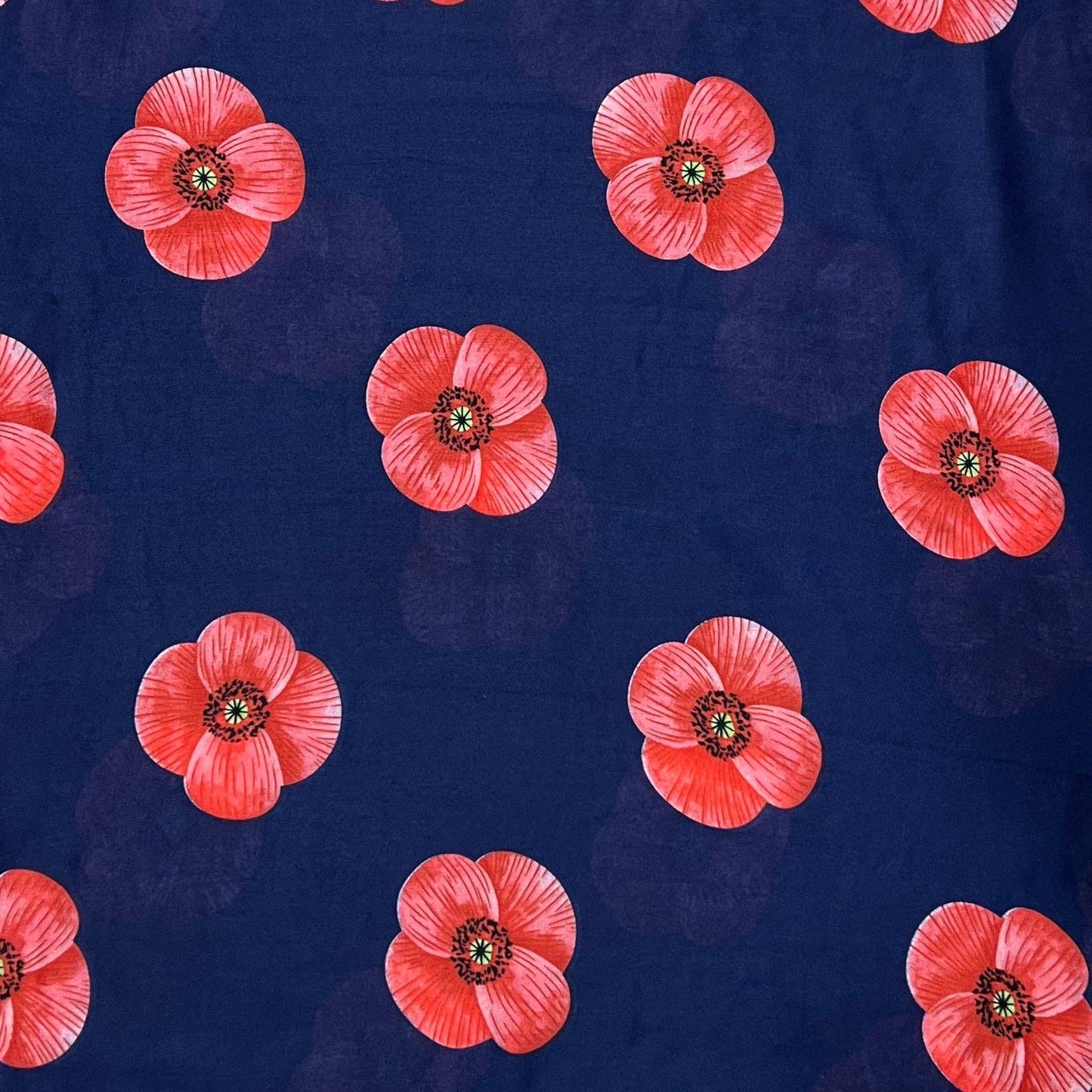 Lili Scarves - Poppy Printed Scarf: White