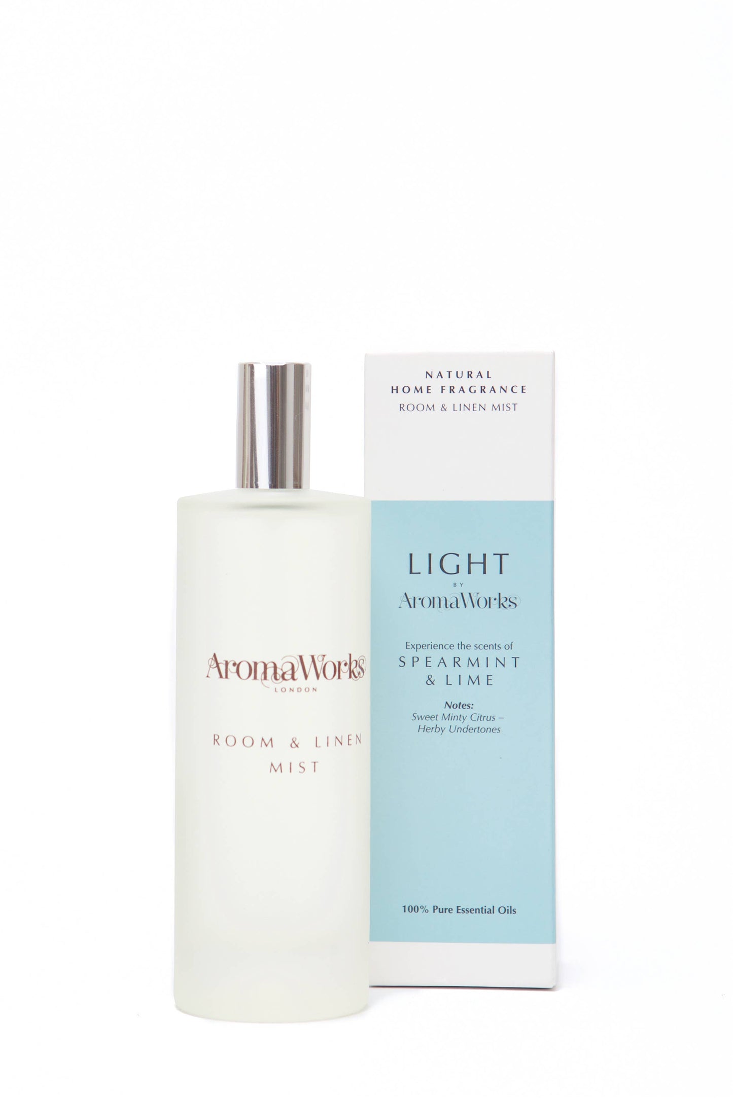 Wax Lyrical UK - Aromaworks Light Room & Linen Mist, 100ml: Spearmint & Lime