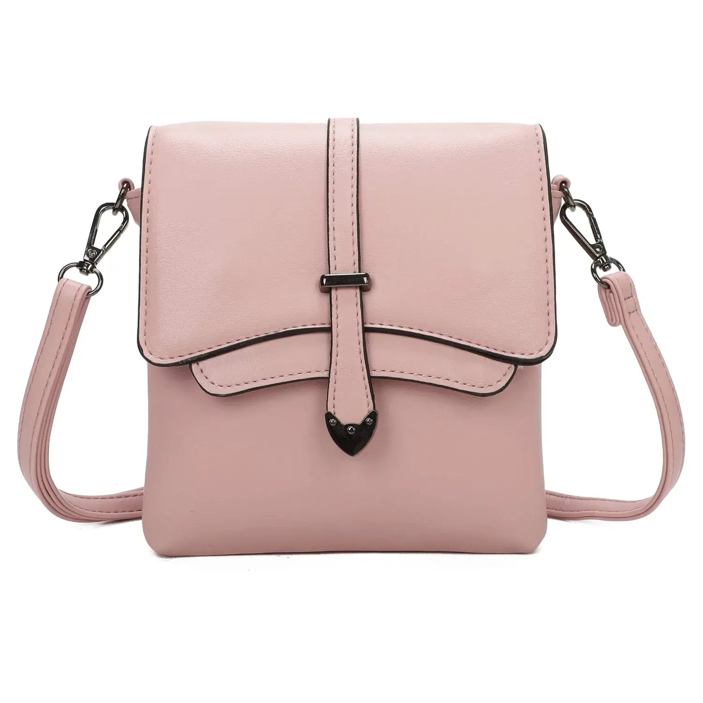 Superbia - Small 3 Compartment Retro Cross Body Bag Shoulder Bag-9129: Off-White