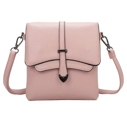 Superbia - Small 3 Compartment Retro Cross Body Bag Shoulder Bag-9129: Off-White