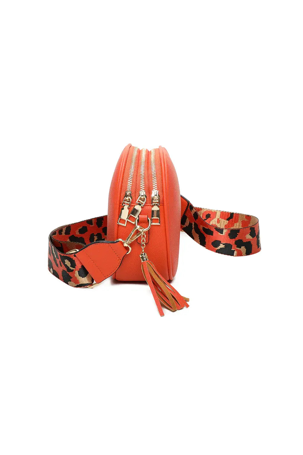Strathurie - PU Camera Bag 3 Zip 706-S Orange