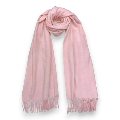 Lili Scarves - Premium Wool Blend Winter Scarf: Red