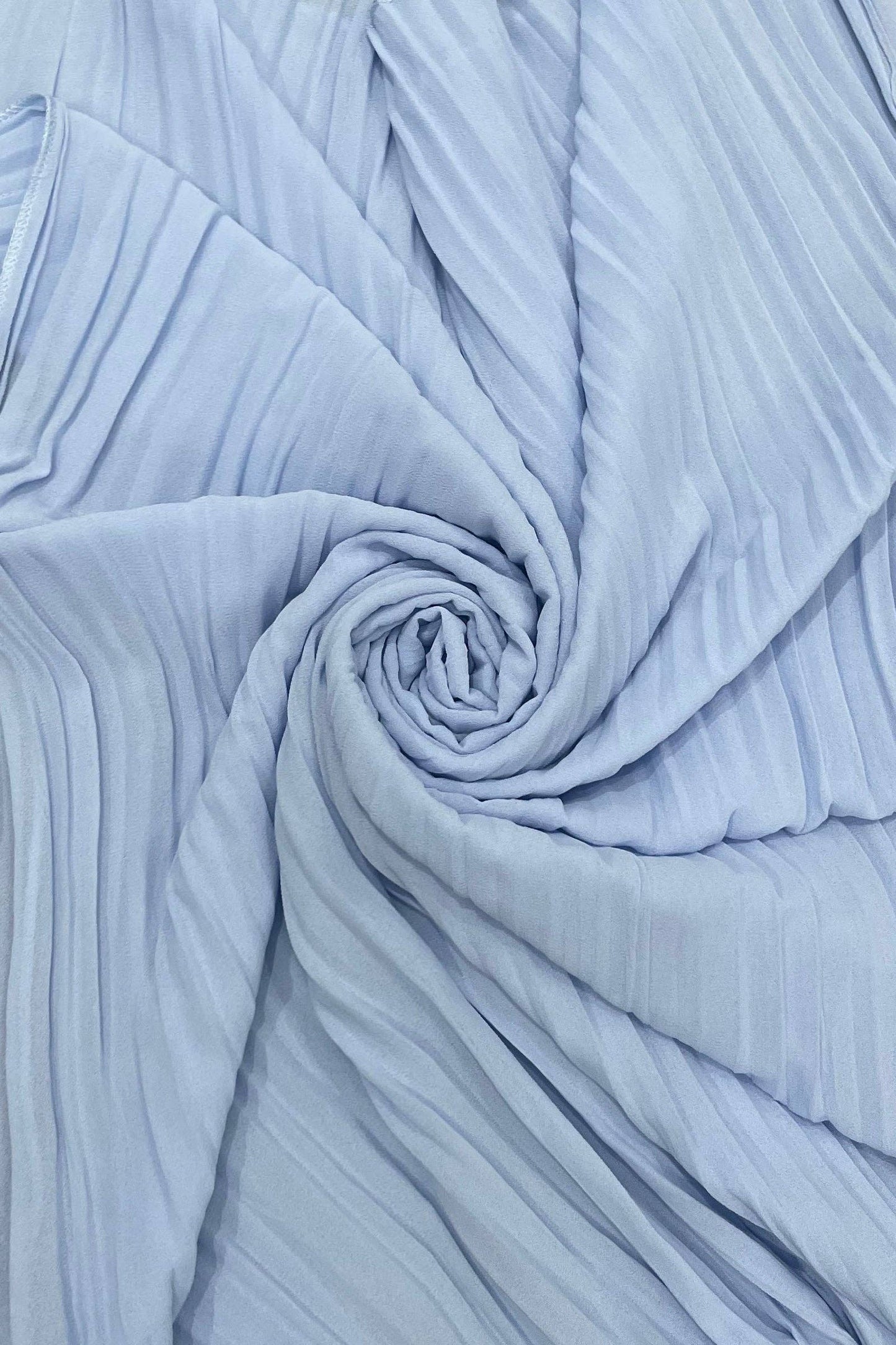 Plain Pleated Chiffon Cover Up: Light Grey