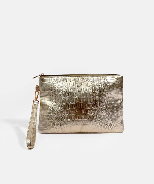 Pia Rossini Ltd - Reagan Clutch Bag - Gold