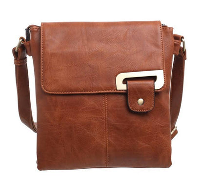 Bessie London - CLASSIC BESSIE TRAVEL CROSSBODY: TAN