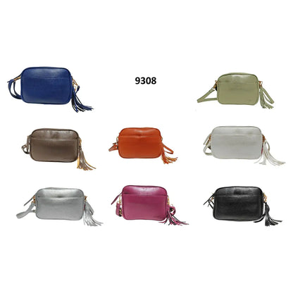Soft Pu Camera Bag Cross Body Bag with Front Pocket Mink