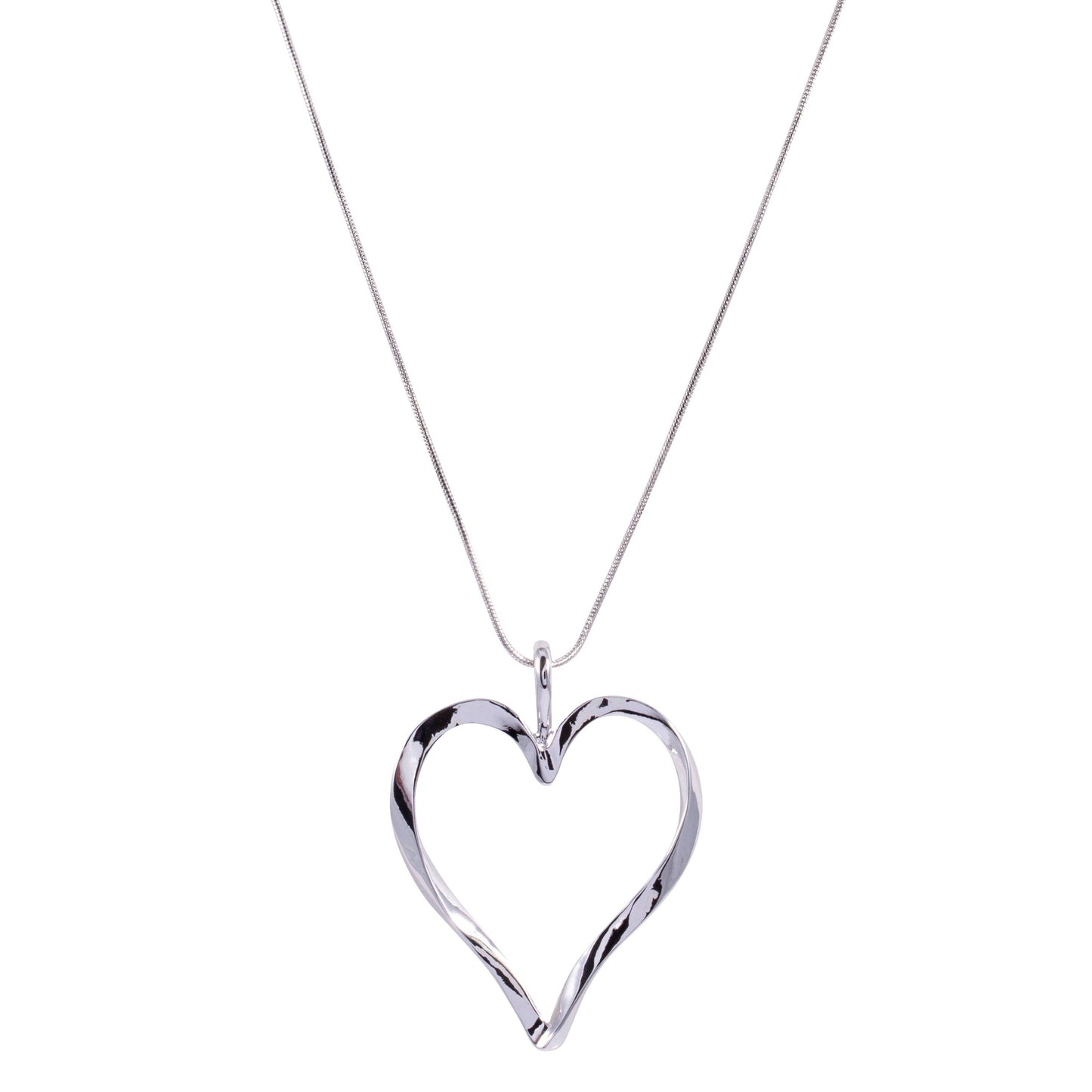 D&X Ltd - Sweetheart Heart Classic Long Necklace: Gold