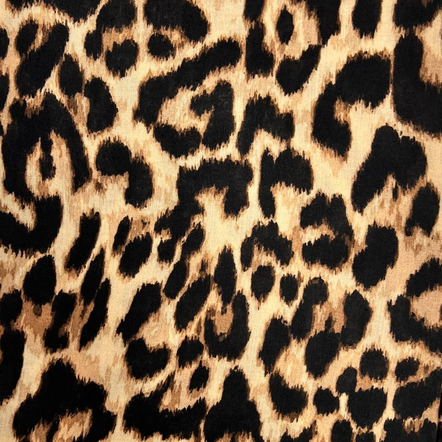 London Scarves - Classic leopard print scarf: Taupe