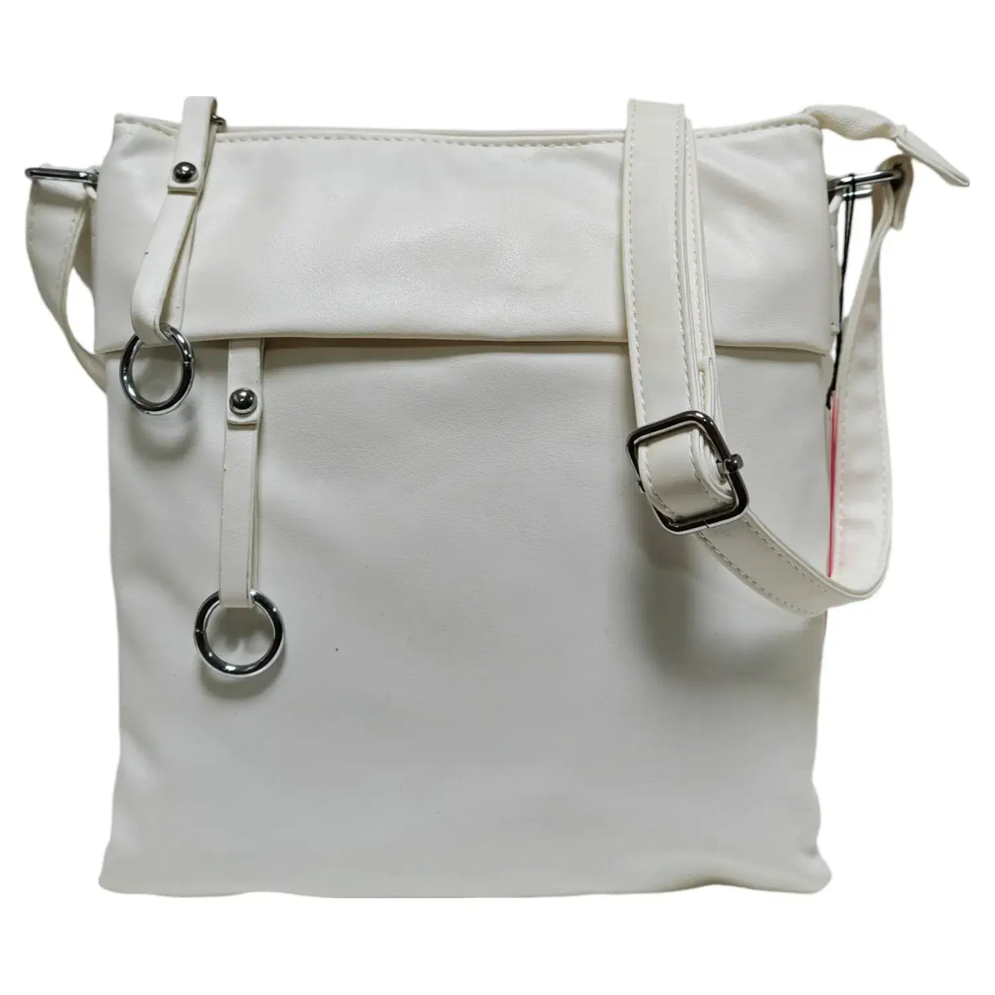 Soft Pu Silver-toned Cross Body Bag Shoulder  -Blue