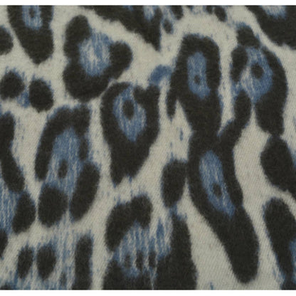 Miss Milly Limited - Navy Blue Animal Print Winter Scarf