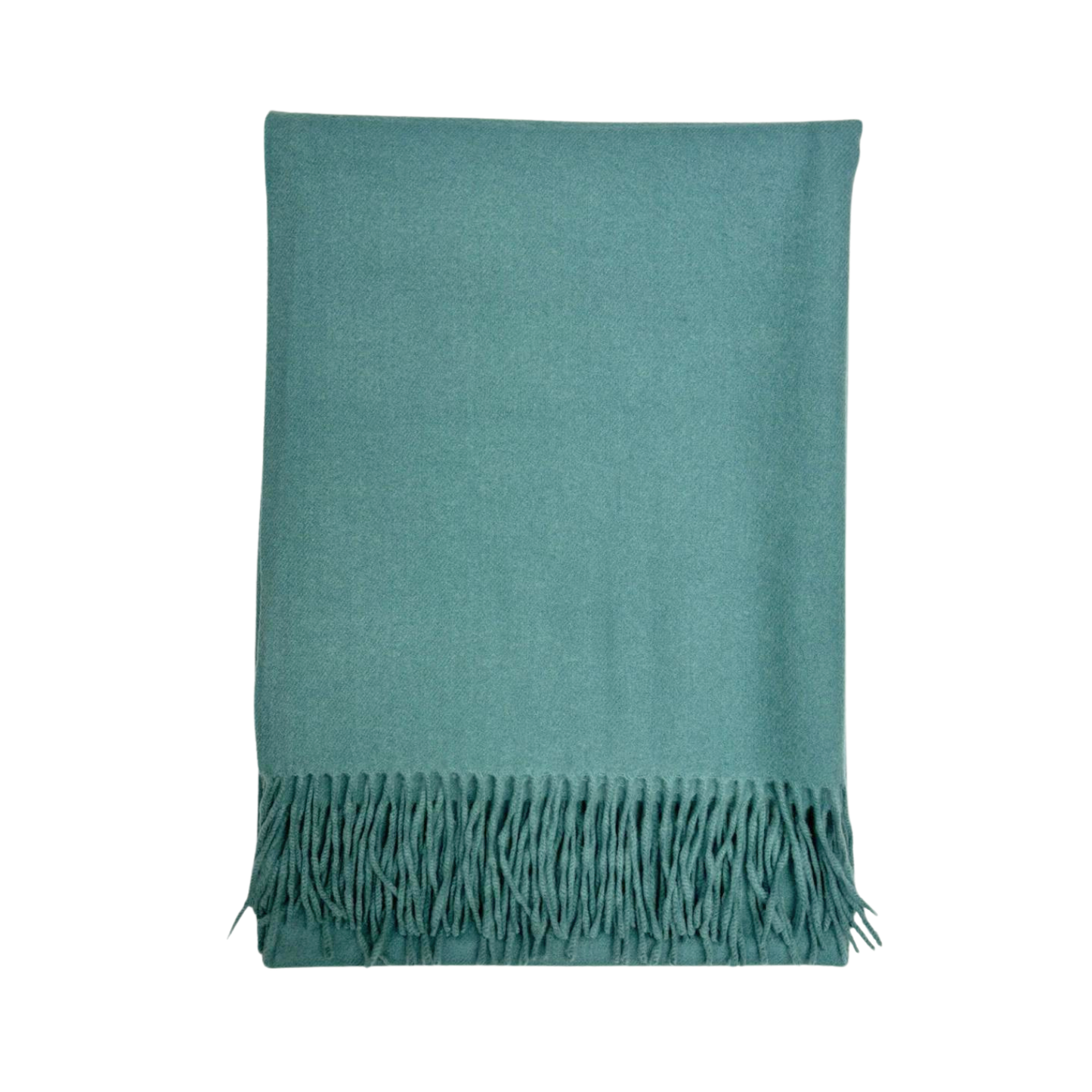 Lili Scarves - Classic Plain Cashmere Blend Scarf with Tassels: Grey