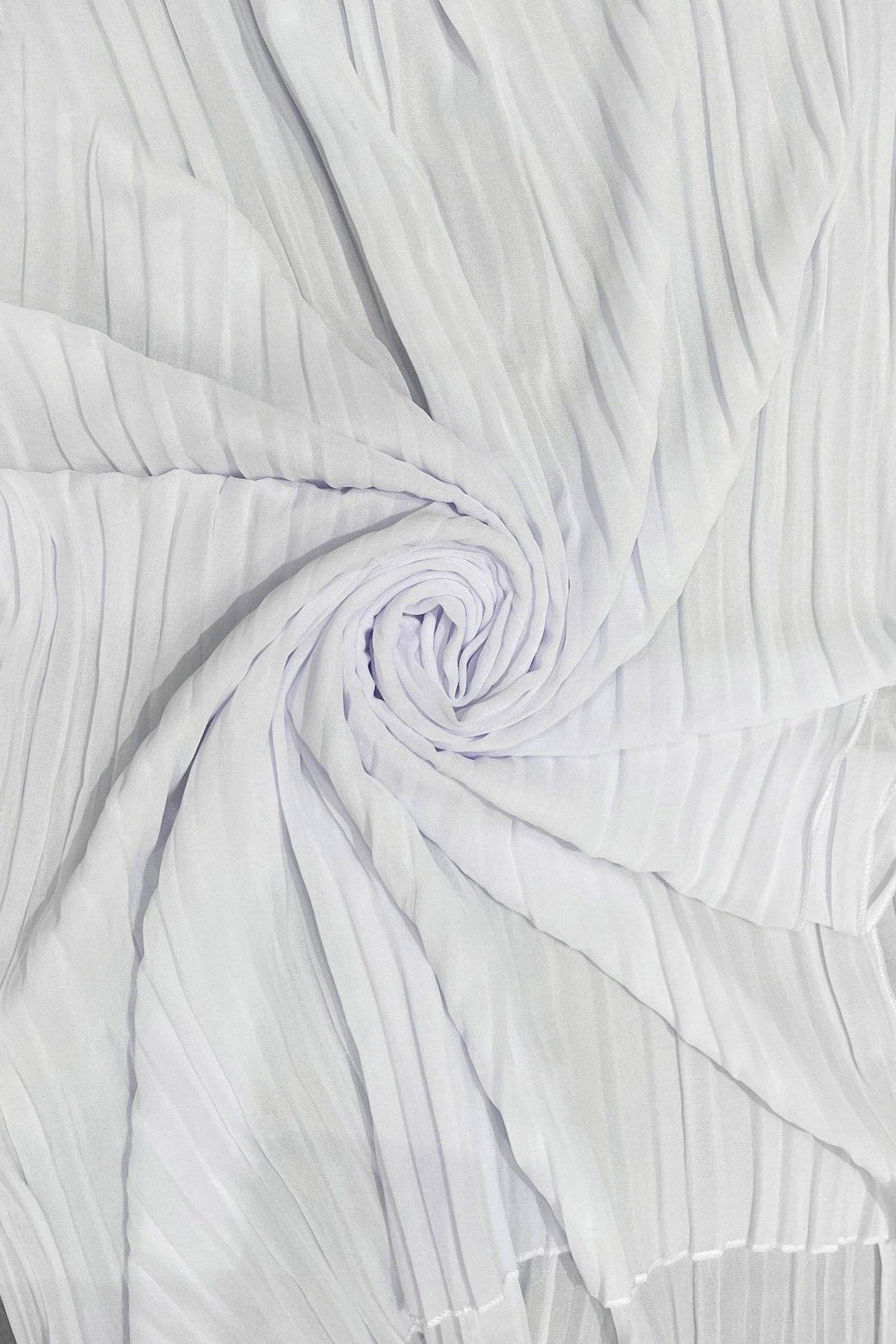 Plain Pleated Chiffon Cover Up: Light Grey