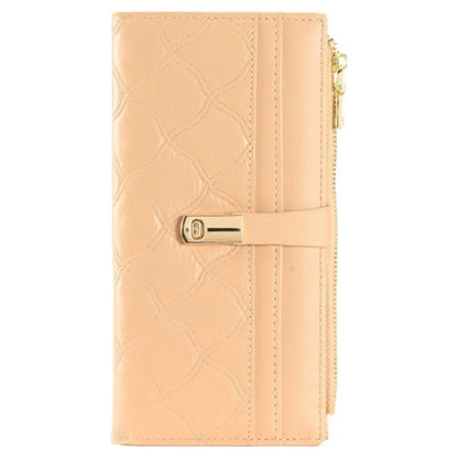 Superbia - Long Quilted Purse with Gift Box-A677: Green
